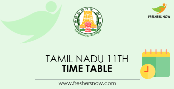 TN-11th-Time-Table