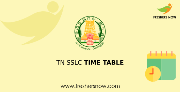 TN-SSLC-Time-Table