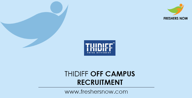 ThiDiff Off Campus Recruitment 2024 | Software Tester