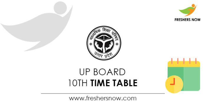 UP-Board-10th-Time-Table