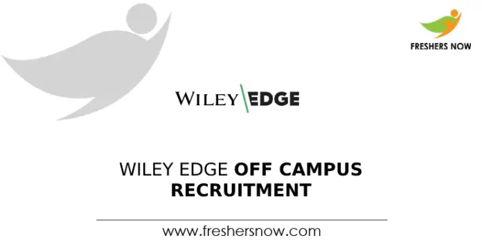 Wiley Edge Off Campus Recruitment