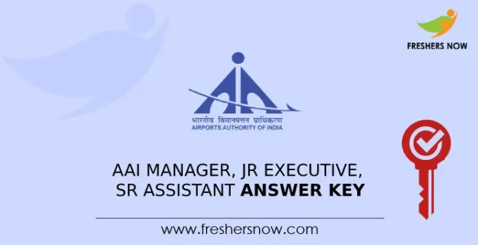 AAI Manager, Jr Executive, Sr Assistant Answer Key