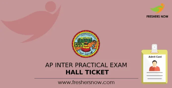 AP Inter Practical Exam Hall Ticket
