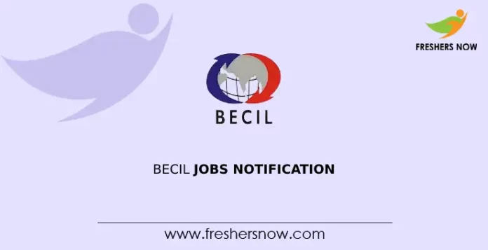 BECIL Jobs Notification