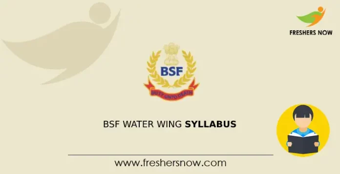 BSF Water Wing Syllabus