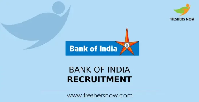 Bank of India Recruitment