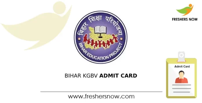 Bihar KGBV Admit Card