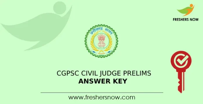 CGPSC Civil Judge Prelims Answer Key