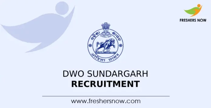 DWO Sundargarh Recruitment