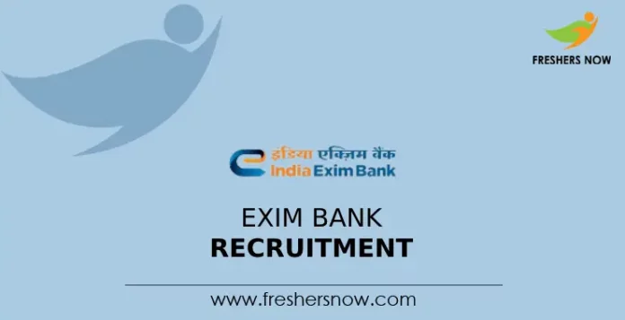 Exim Bank recruitment