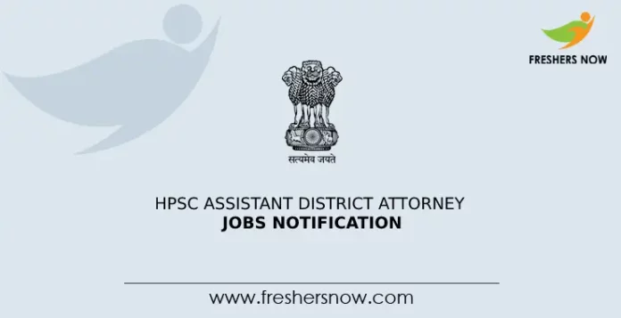 HPSC Assistant District Attorney Jobs Notification