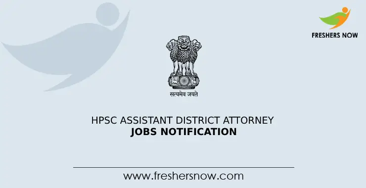 HPSC Assistant District Attorney Jobs Notification 2023 - 112 Posts