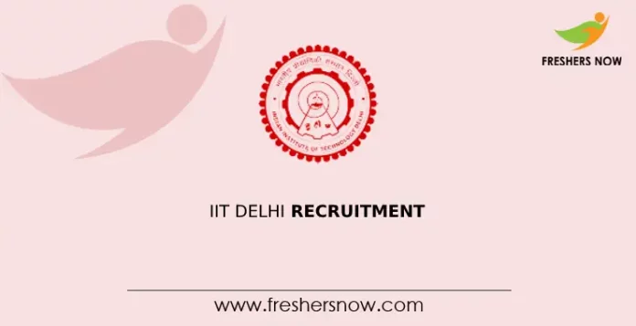 IIT Delhi Recruitment