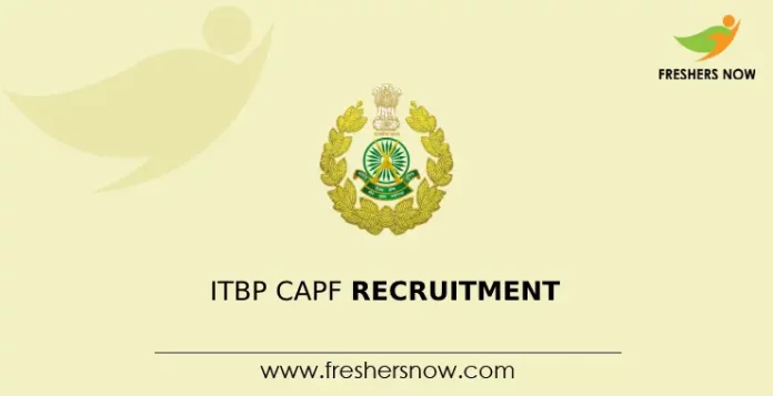 ITBP CAPF Recruitment
