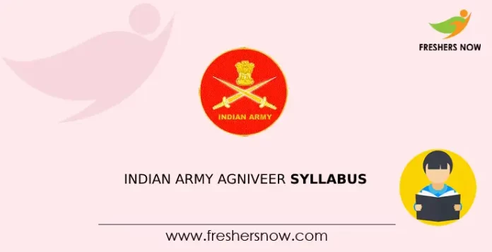 Indian Army Aginveer Syllabus