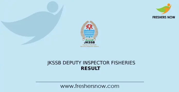 JKSSB Deputy Inspector Fisheries Result