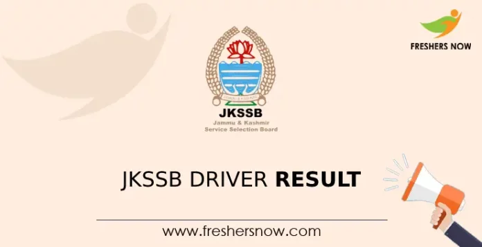 JKSSB Driver Result