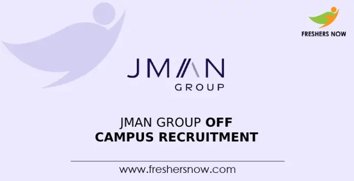 JMAN Group Off Campus Recruitment