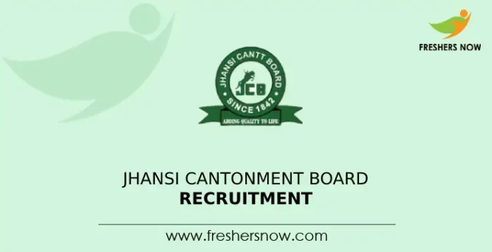 Jhansi Cantonment Board Recruitment
