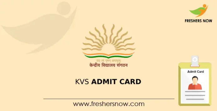 KVS Admit Card