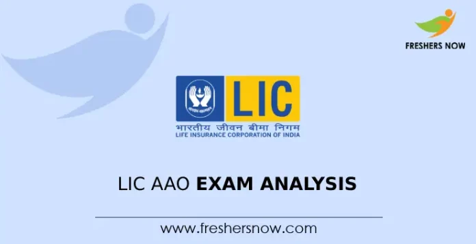 LIC AAO Exam Analysis