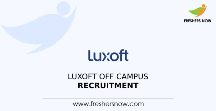 Luxoft Off Campus Recruitment