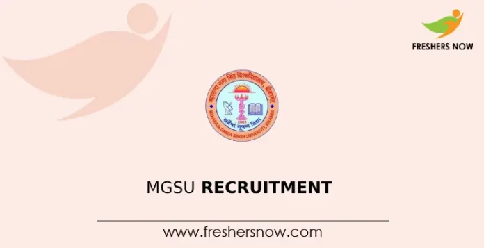 MGSU Recruitment