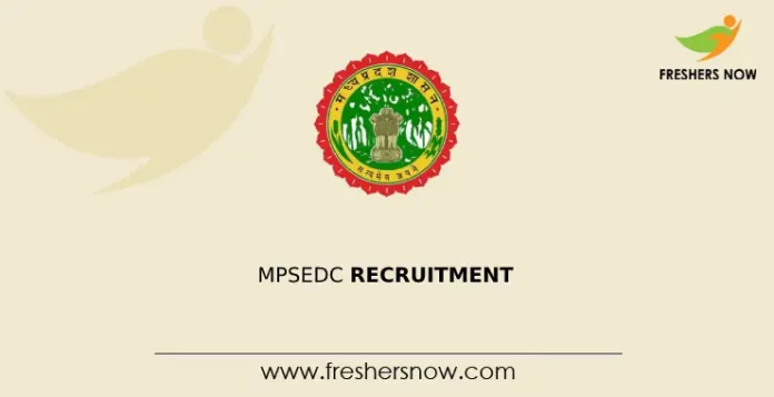 MPSEDC Recruitment