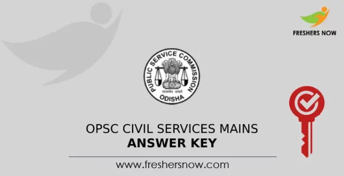 OPSC Civil Services Mains Answer Key