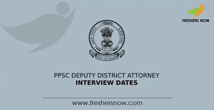 PPSC Deputy District Attorney Interview Dates