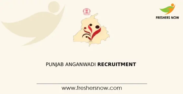 Punjab Anganwadi Recruitment