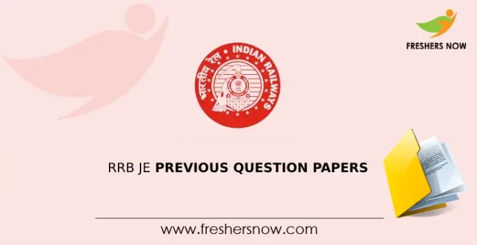 RRB JE Previous Question Papers