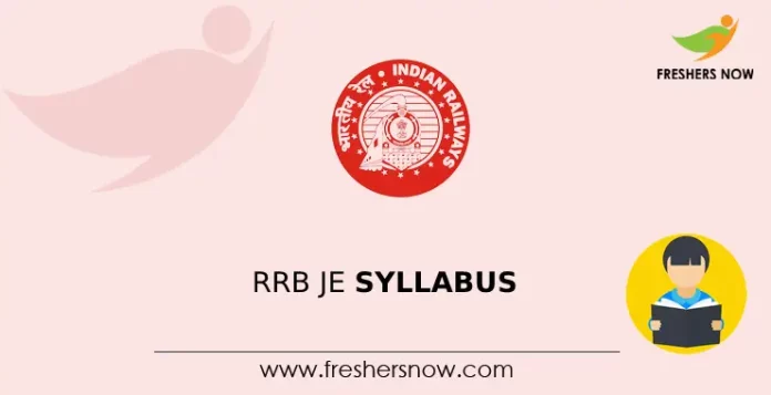 RRB JE Syllabus