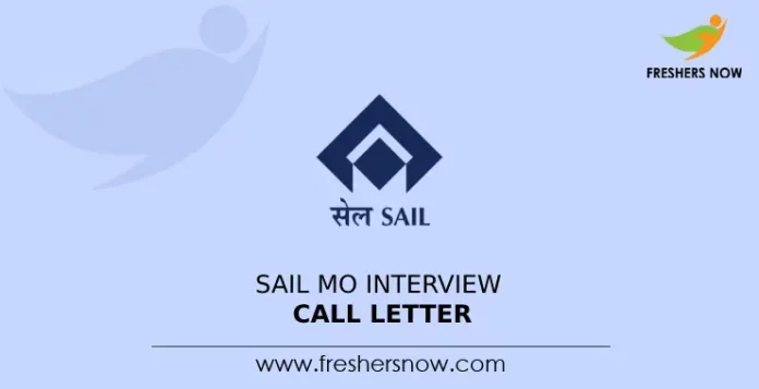 SAIL MO Interview Call Letter