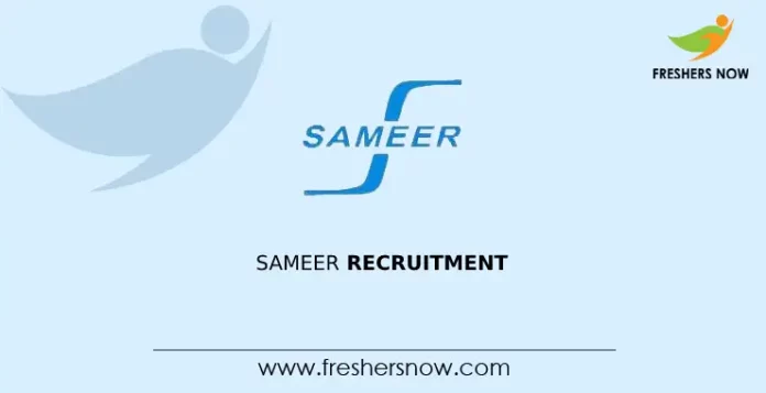 SAMEER Recruitment