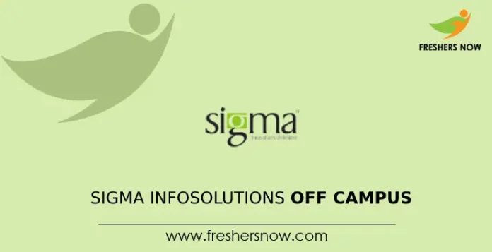 SIGMA INFOSOLUTIONS OFF CAMPUS