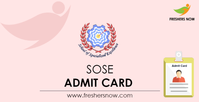 SOSE-Admit-Card