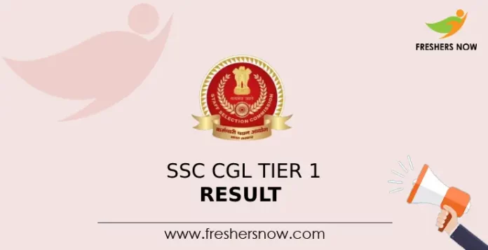 SSC CGL Tier 1 Result