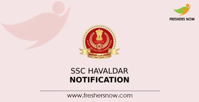 SSC Havaldar Notification