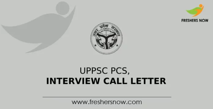 UPPSC PCS Interview Call Letter