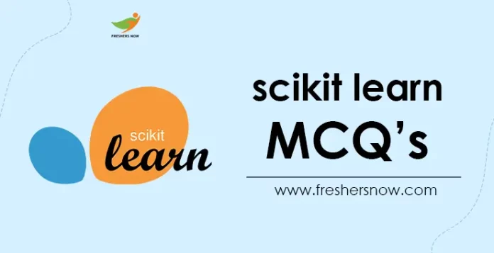 scikit learn MCQs