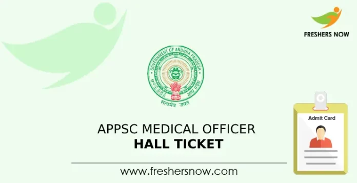 APPSC Medical Officer Hall Ticket