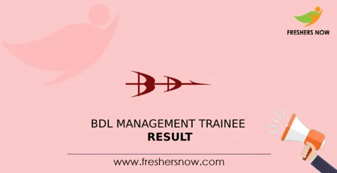 BDL Management Trainee Result