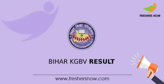 Bihar KGBV Result