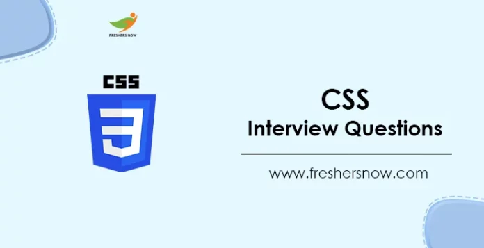 CSS Interview Questions