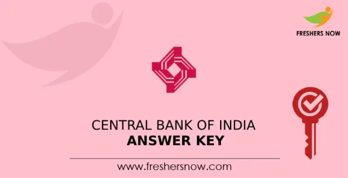 Central Bank of India Answer Key