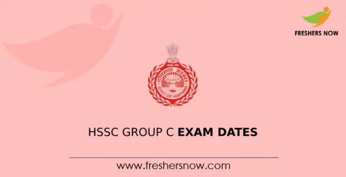 HSSC Group C Exam Dates