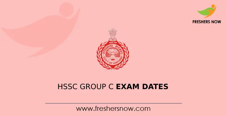 HSSC Group C Exam Dates 2023 (Out) | Written Test Schedule