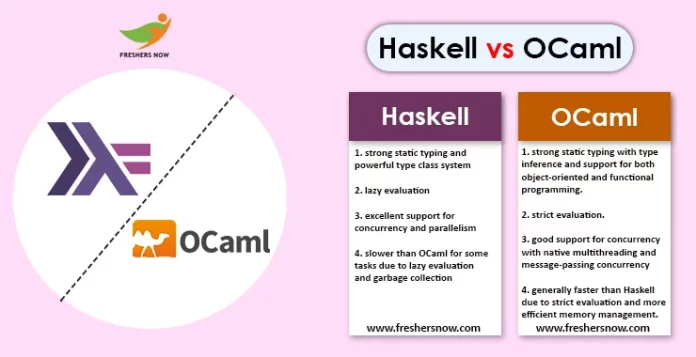 Haskell vs OCaml