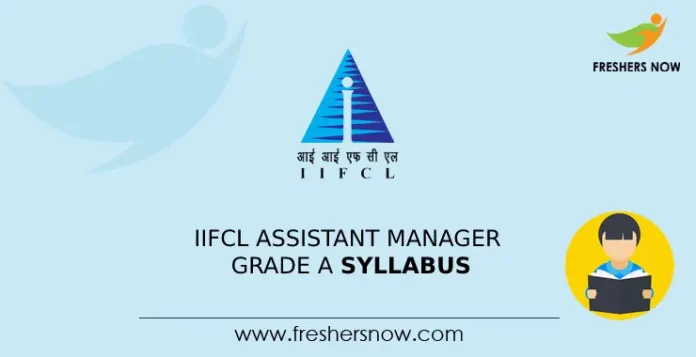IIFCL Assistant Manager Grade A Syllabus